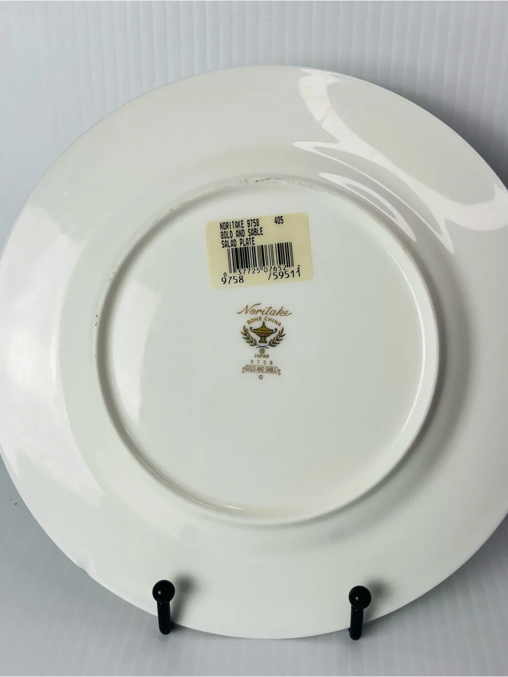 Noritake Bone China GOLD AND SABLE 9758 Salad Plate